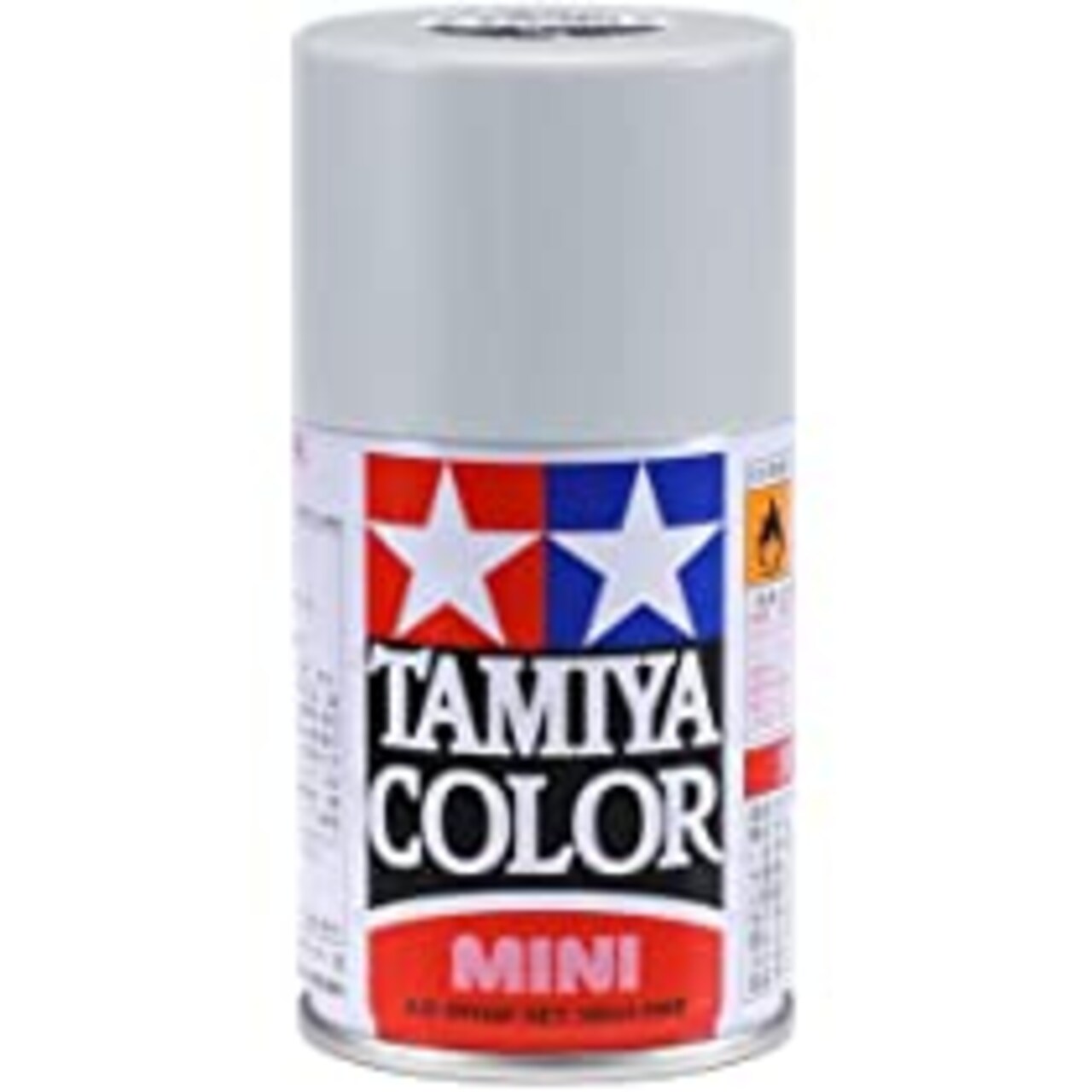Tamiya TS-100 Semi-Gloss Bright Gun Metal, 100ml Spray Lacquer Paint For Plastics